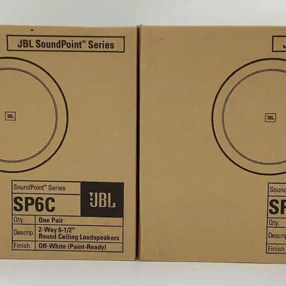 2)JBL SP6C 2-Way Ceiling Loudspeakers